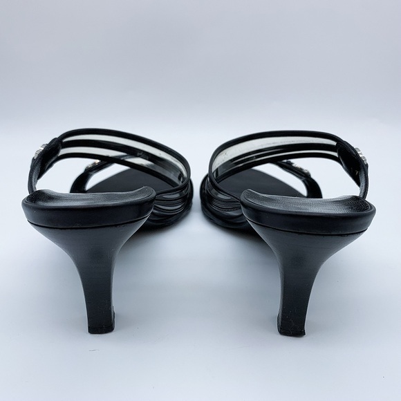 Salvatore Ferragamo Slide Heel Sandal in Black - Picture 5 of 13